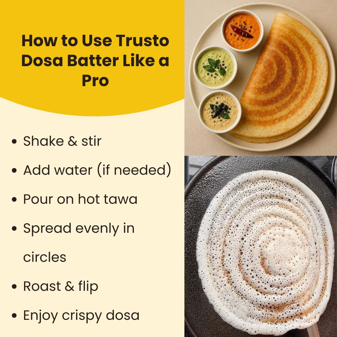 Dosa  Batter |Pack Size 500 gm Zipper Pouch